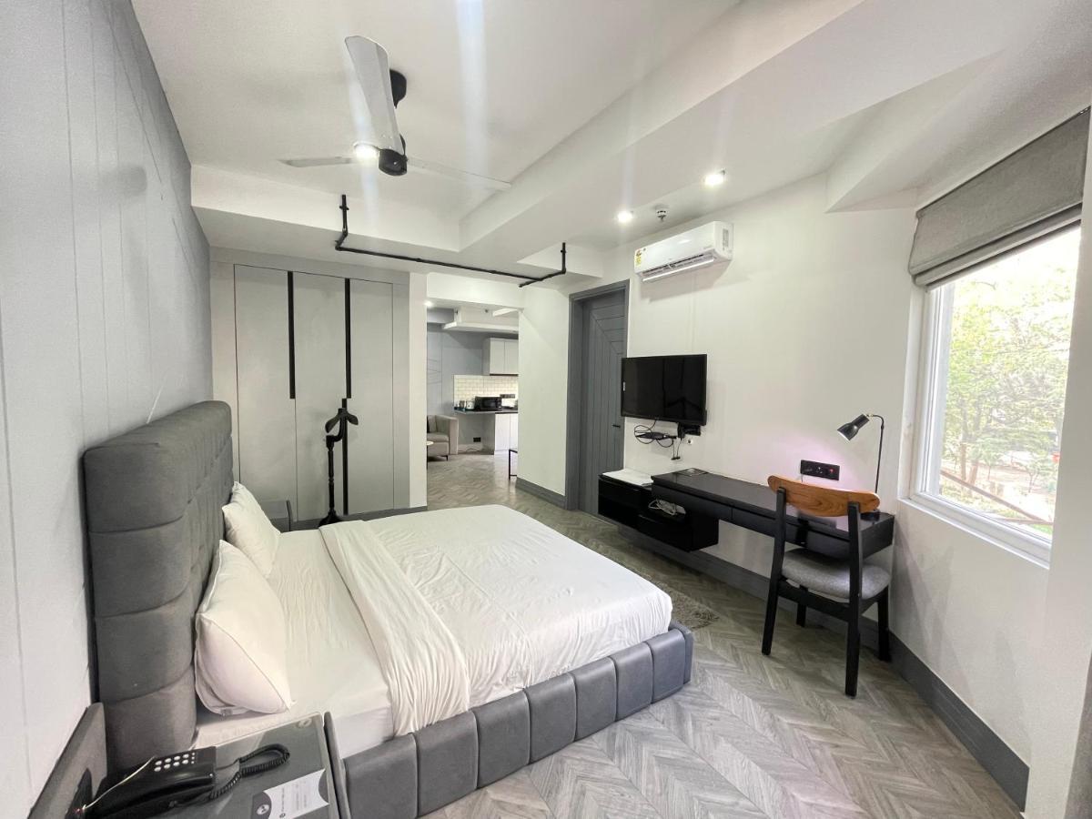 Bedchambers Serviced Apartments, Mg Road Gurgaon Luaran gambar