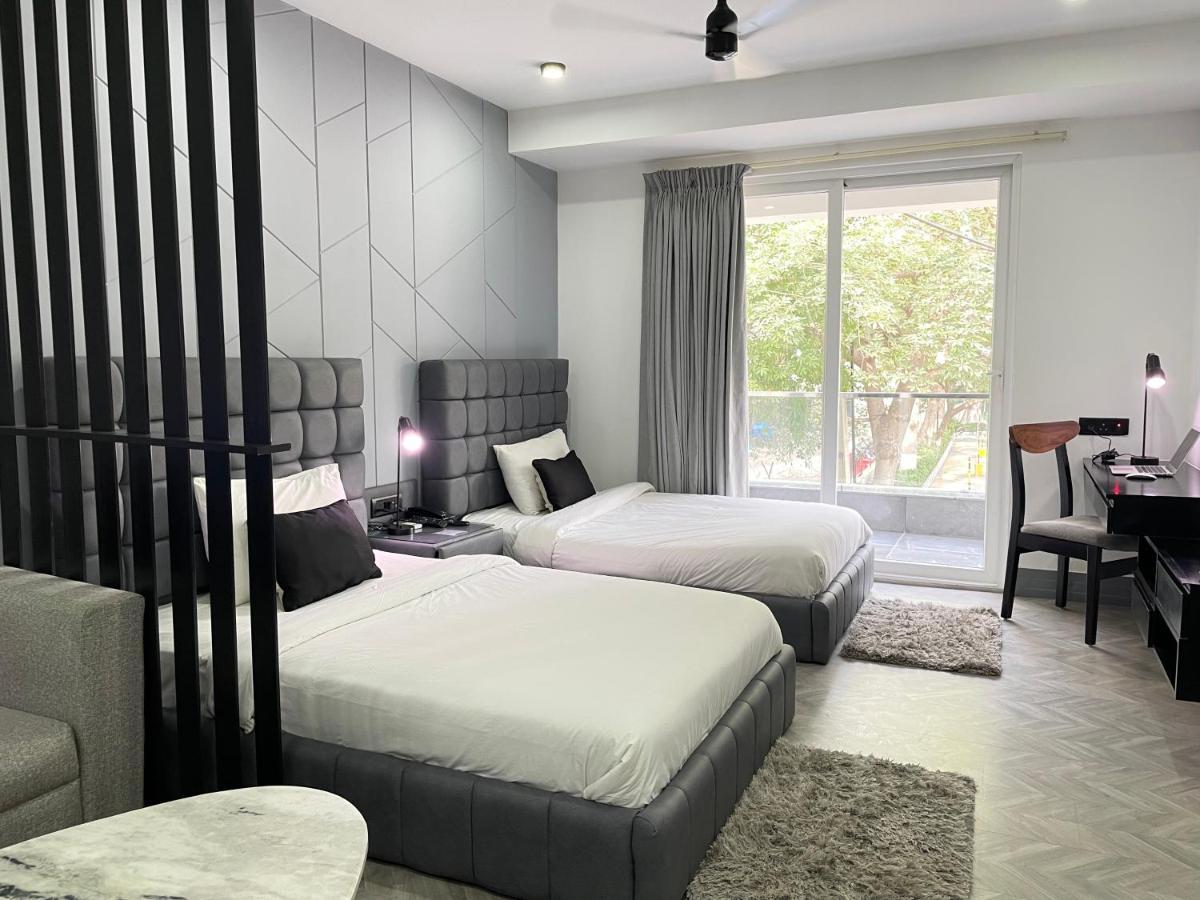 Bedchambers Serviced Apartments, Mg Road Gurgaon Luaran gambar