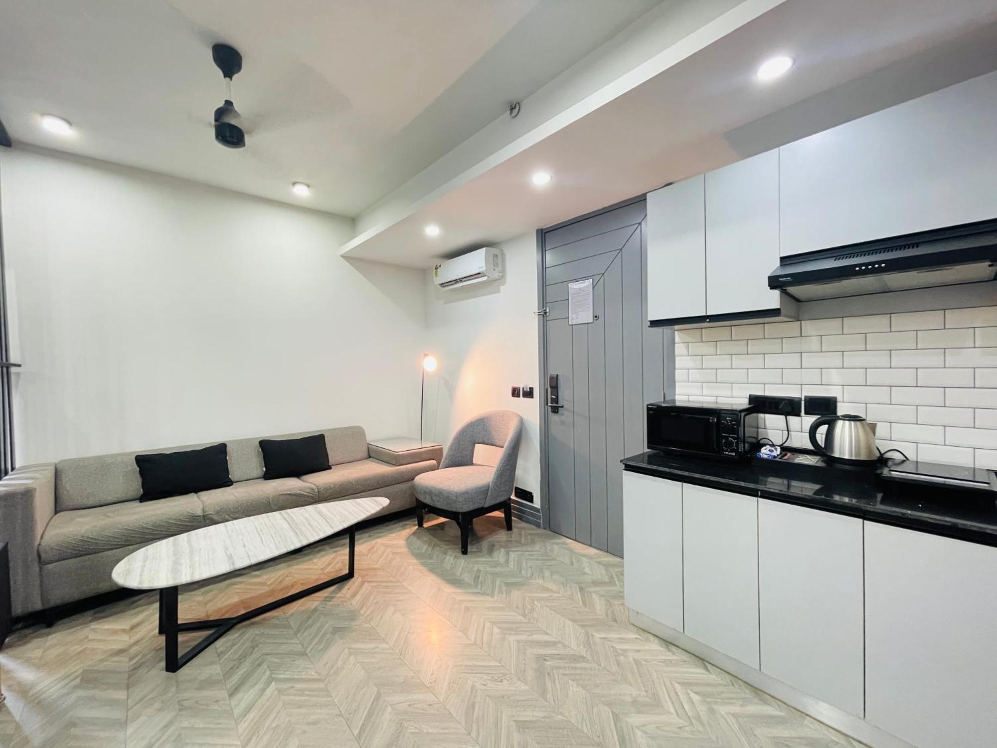 Bedchambers Serviced Apartments, Mg Road Gurgaon Luaran gambar