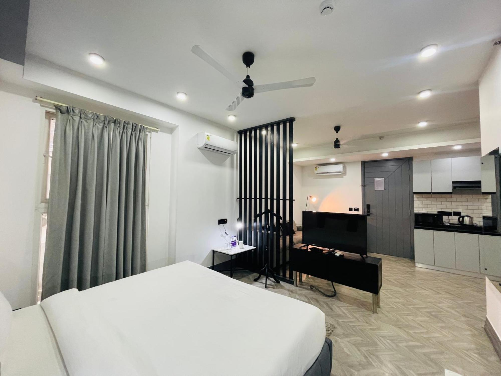 Bedchambers Serviced Apartments, Mg Road Gurgaon Luaran gambar